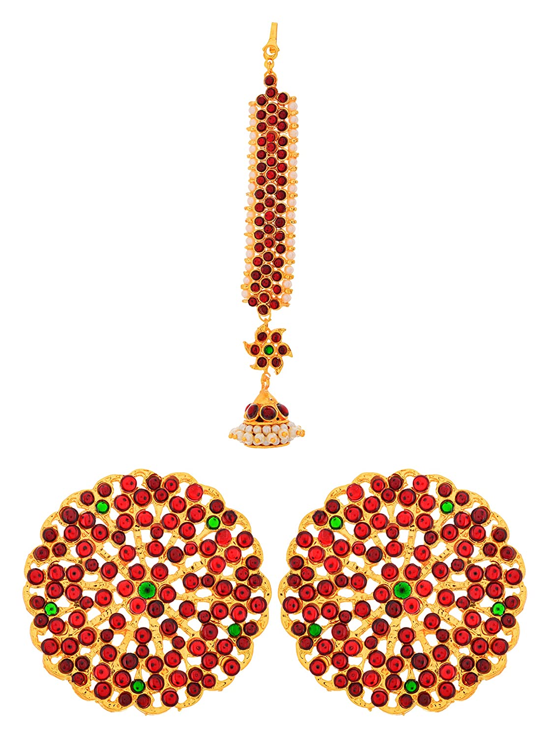Bharatnatyam Jewellery Set Accessory For Fancy Dress Costumes For Girls