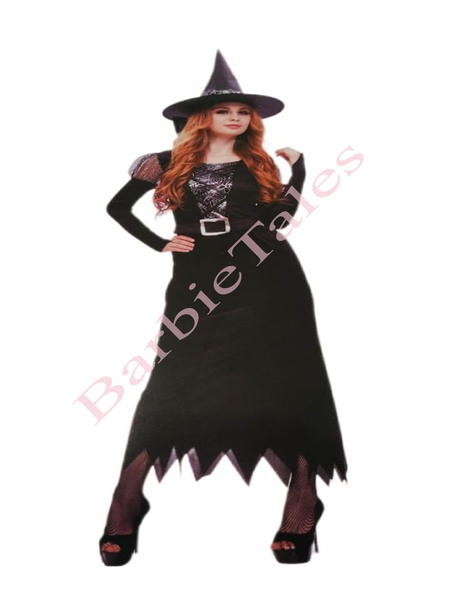 Witch Adult Black Halloween Costume - Imported