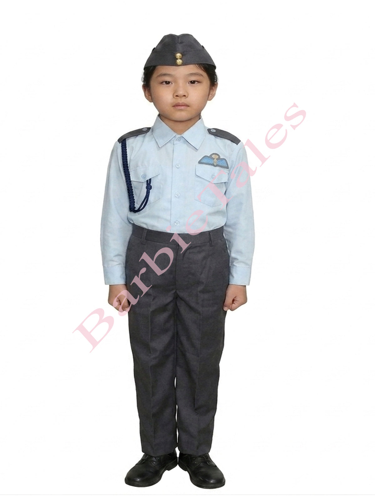 Air Force Pilot Blue  Defense Fancy Dress For Kids