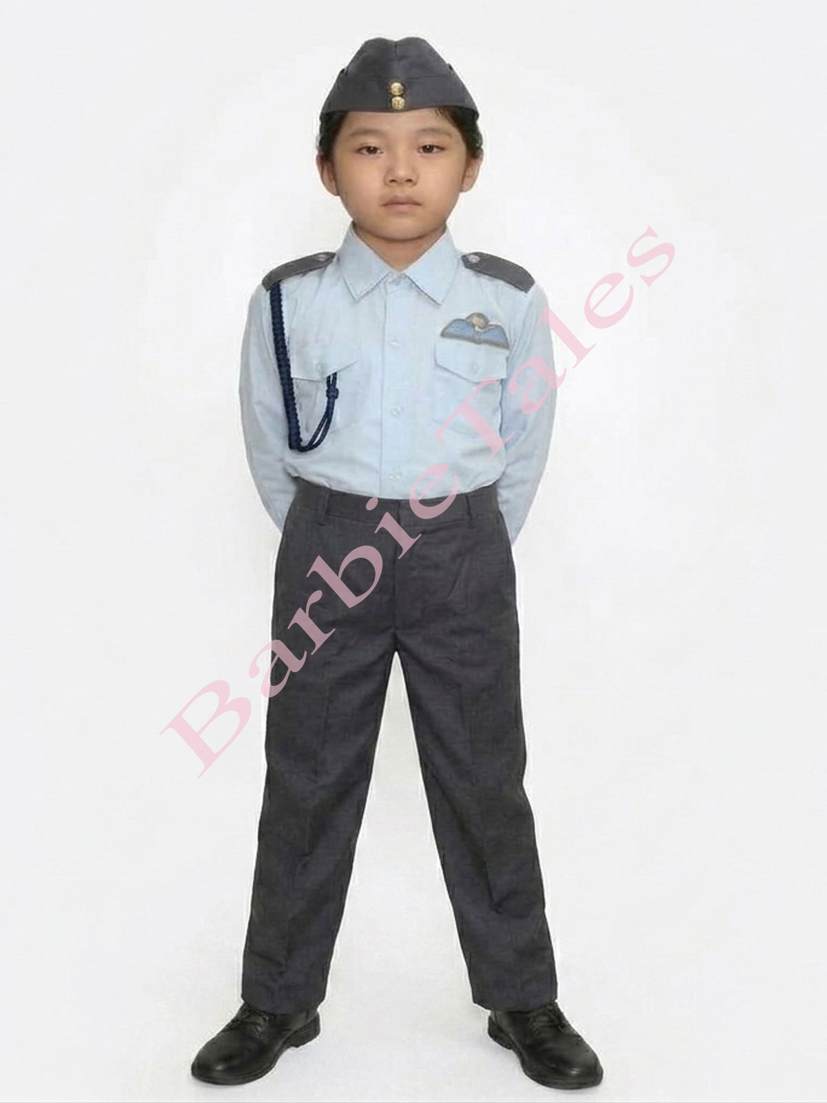Air Force Pilot Blue  Defense Fancy Dress For Kids
