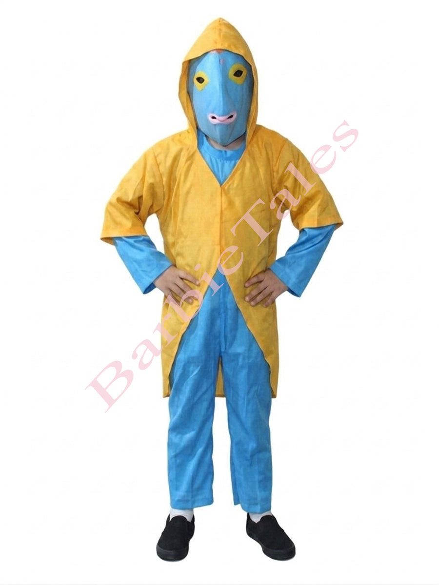 Alien Superhero Kids Fancy Dress Costume
