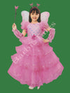 Pink Barbie Angel  Fairy Tales  Girl Kids Fancy Dress  Costume
