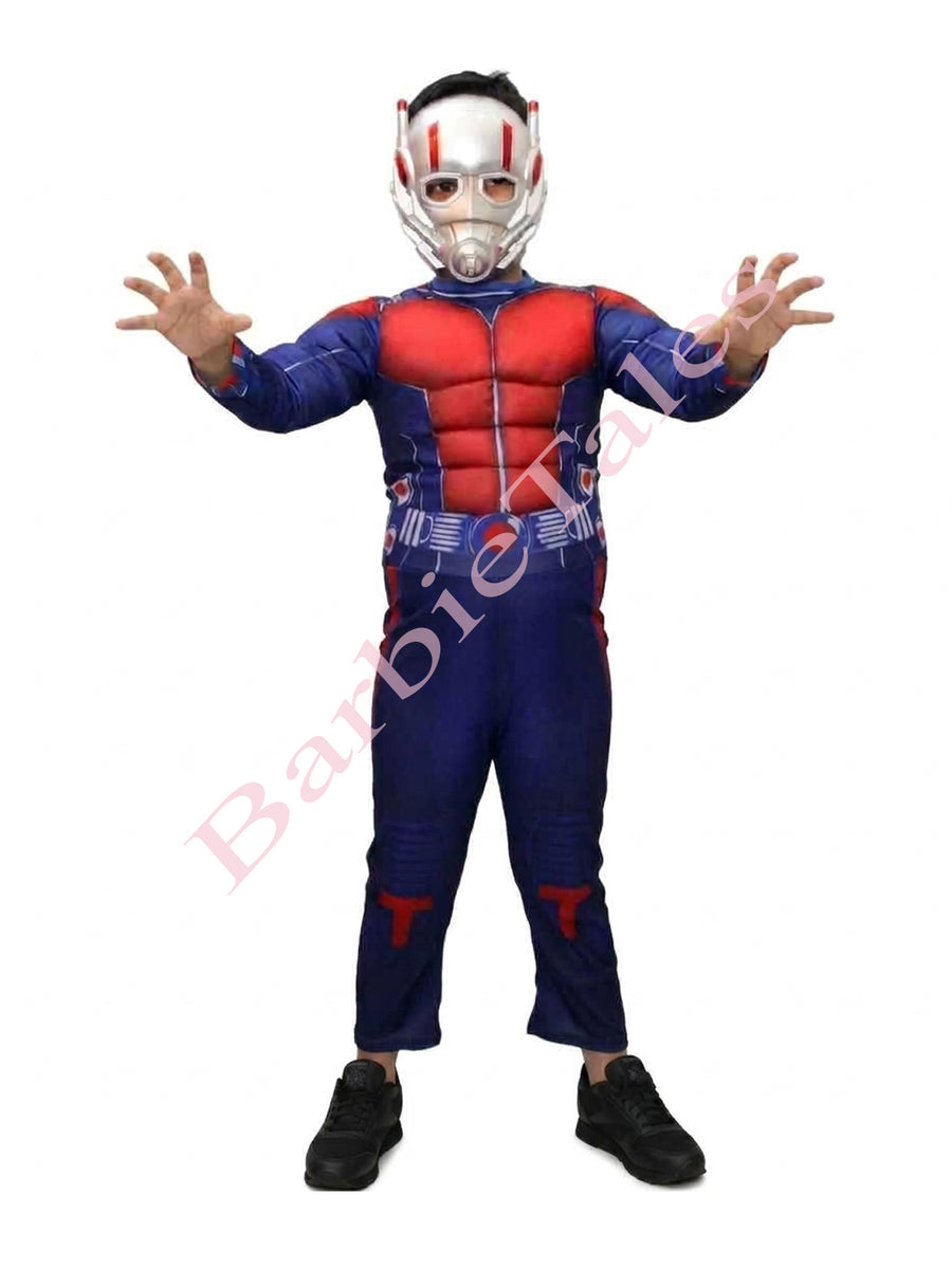 Antman Superhero Kids Fancy Dress Costume | Imported |Muscular