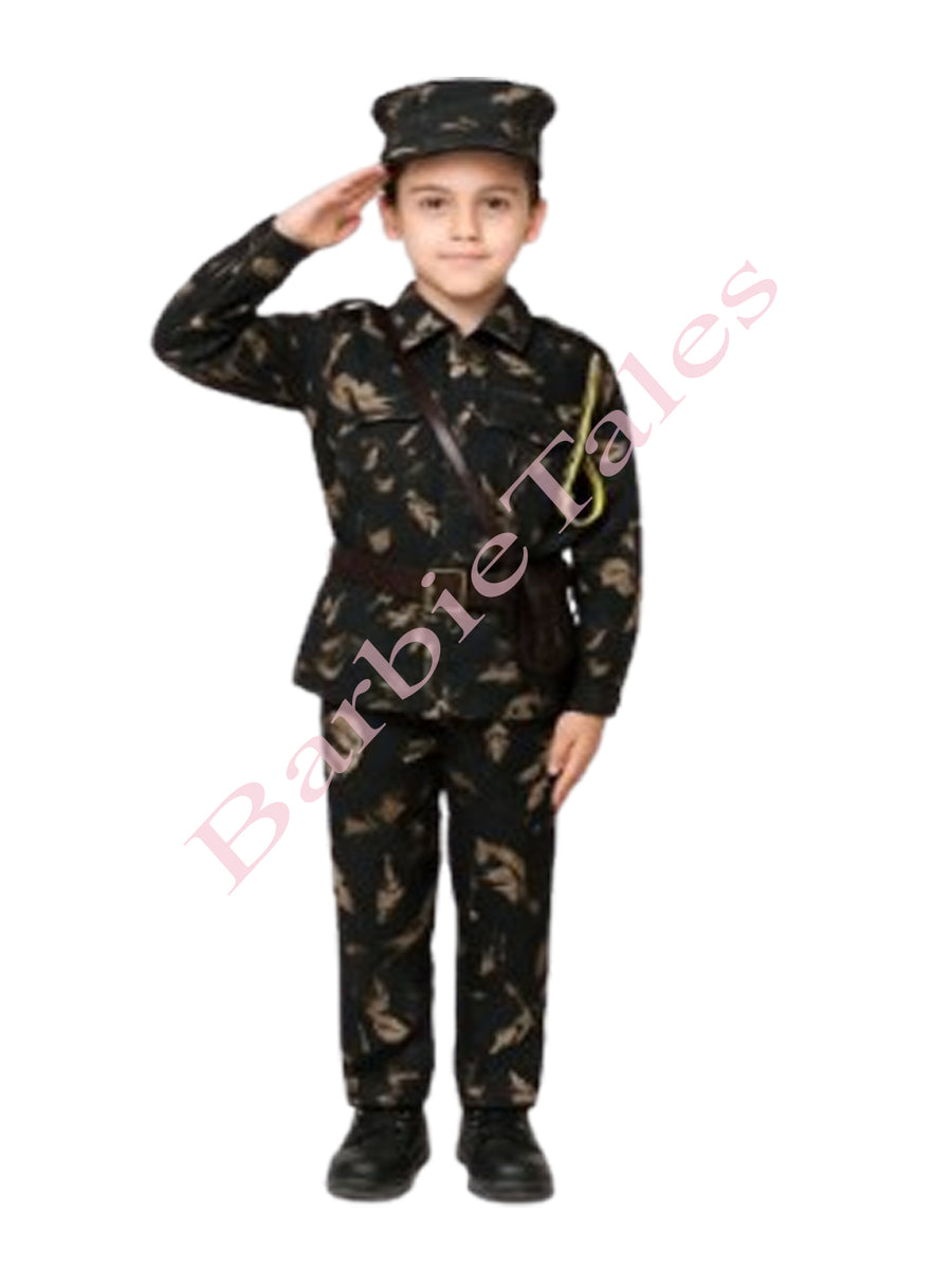 Military Army Fancy Dress for Kids