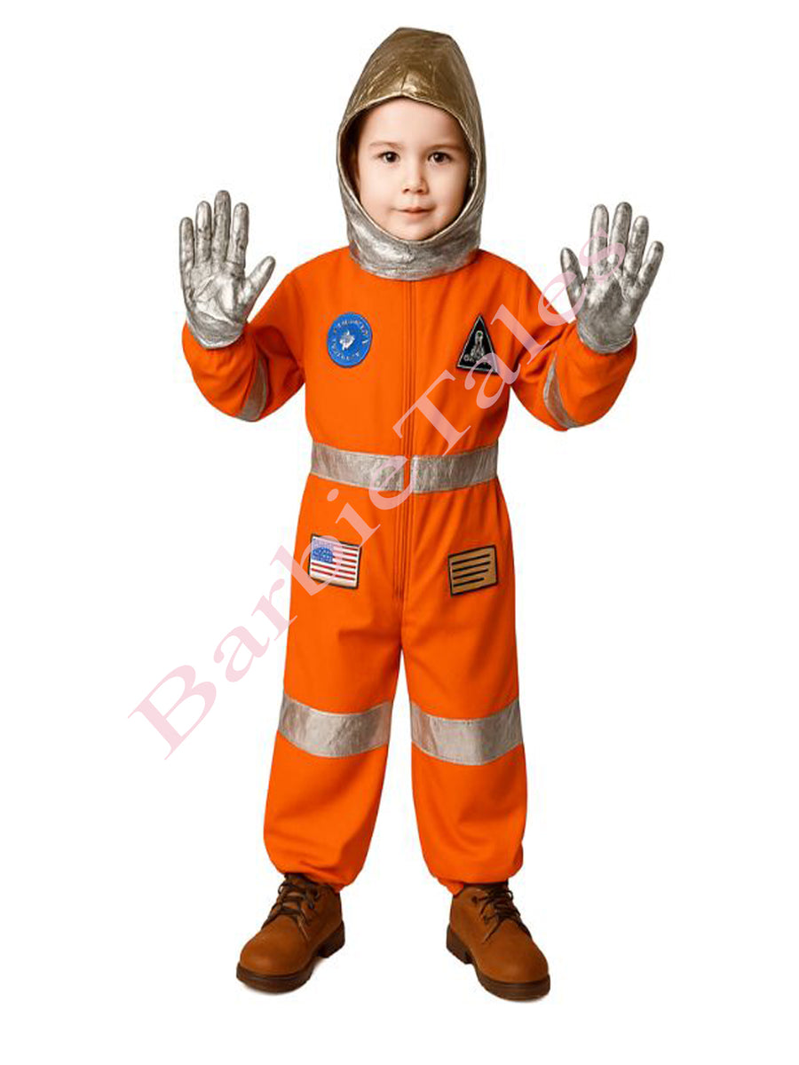 Astronaut Orange Fancy Dress