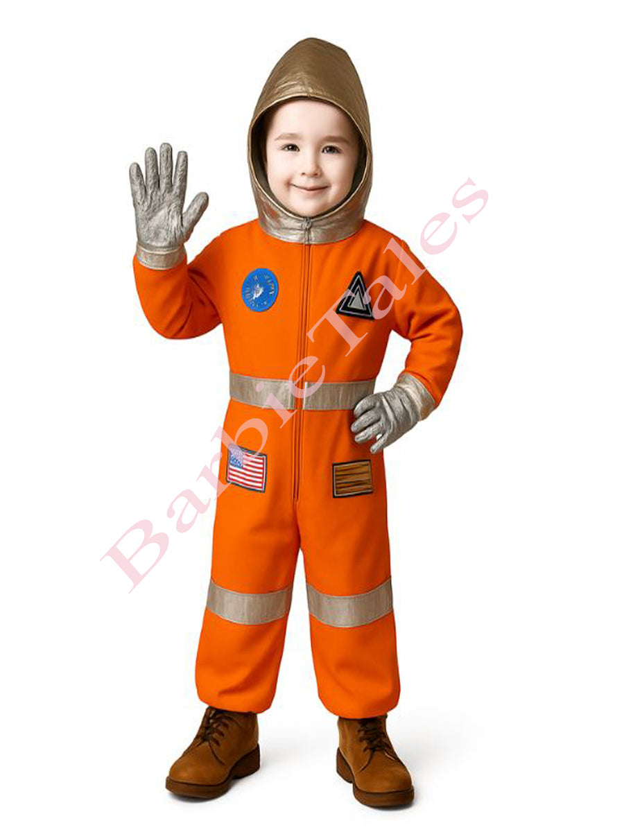 Astronaut Orange Fancy Dress