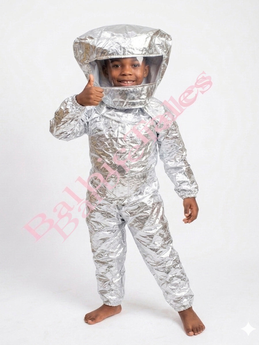 Astronaut Silver  White Fancy Dress