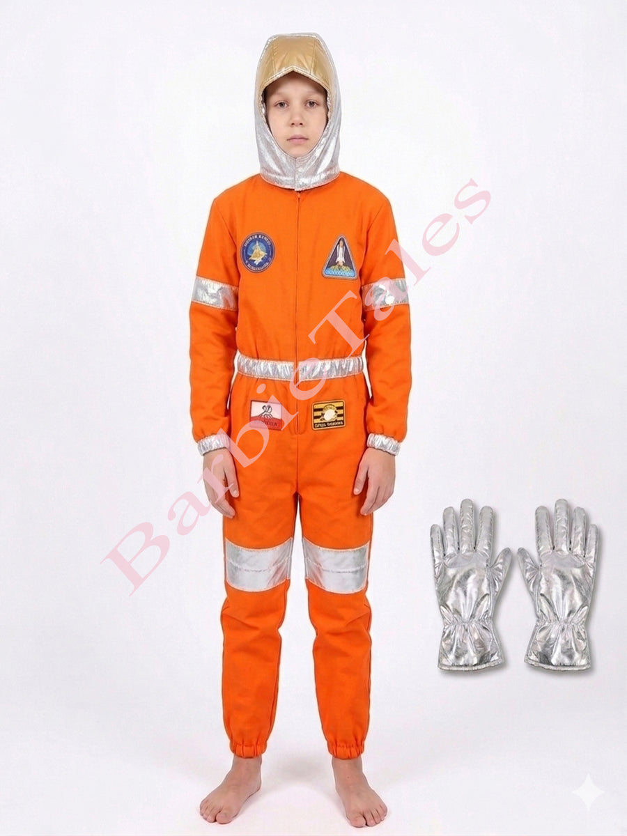Astronaut Orange Fancy Dress