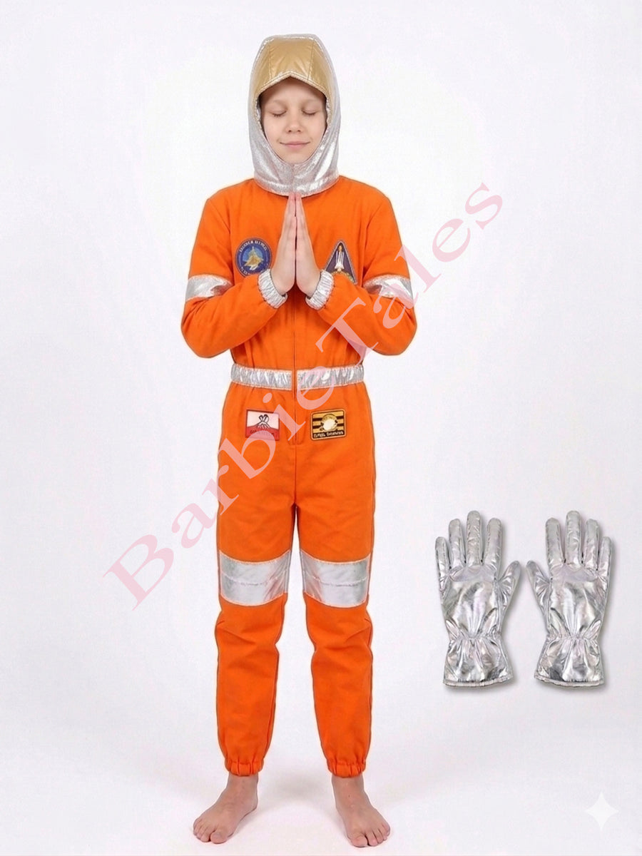 Astronaut Orange Fancy Dress