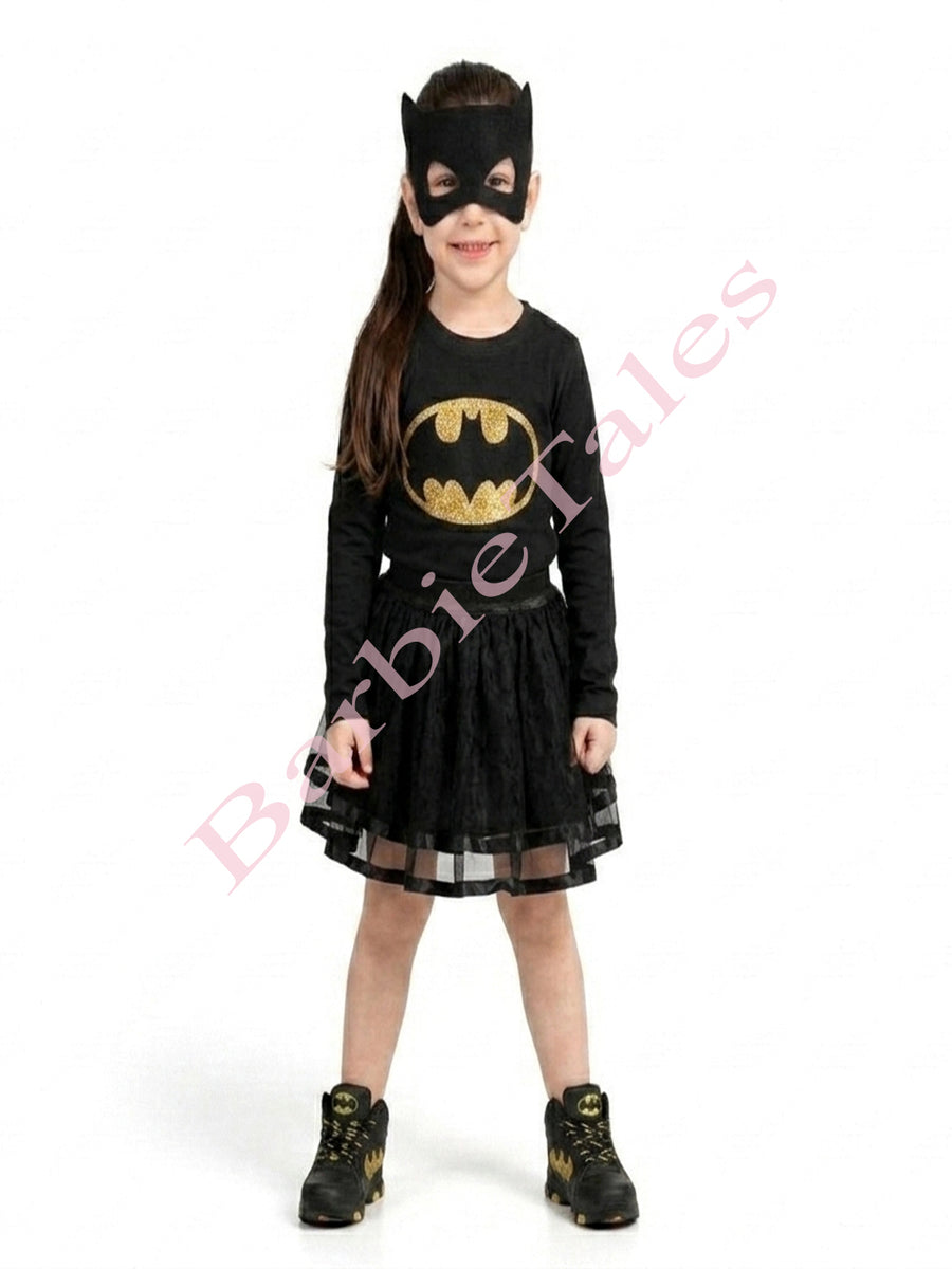 Bat Girl Kids Fancy Dress