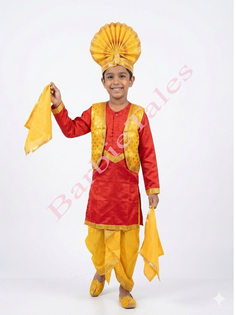 Punjabi Costume Bhangra For Boys