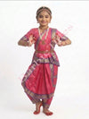 Bharatanatyam Indian Classical Dance Costume For Girls -Pink