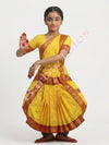 Bharatanatyam Indian Classical Dance Costume For Girls -Yellow