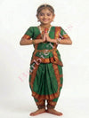 Bharatanatyam Indian Classical Dance Costume For Girls -Green