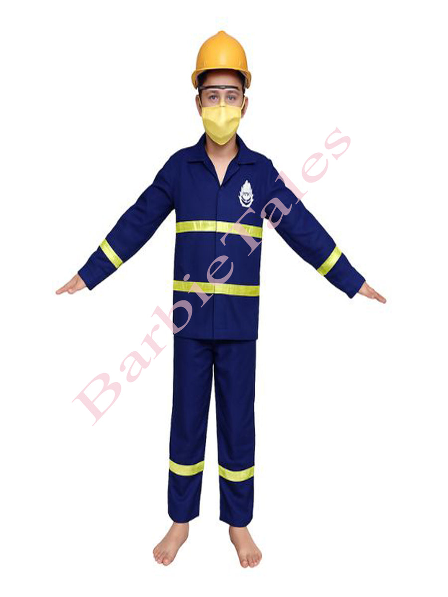 Fireman - Blue Fancy Dress
