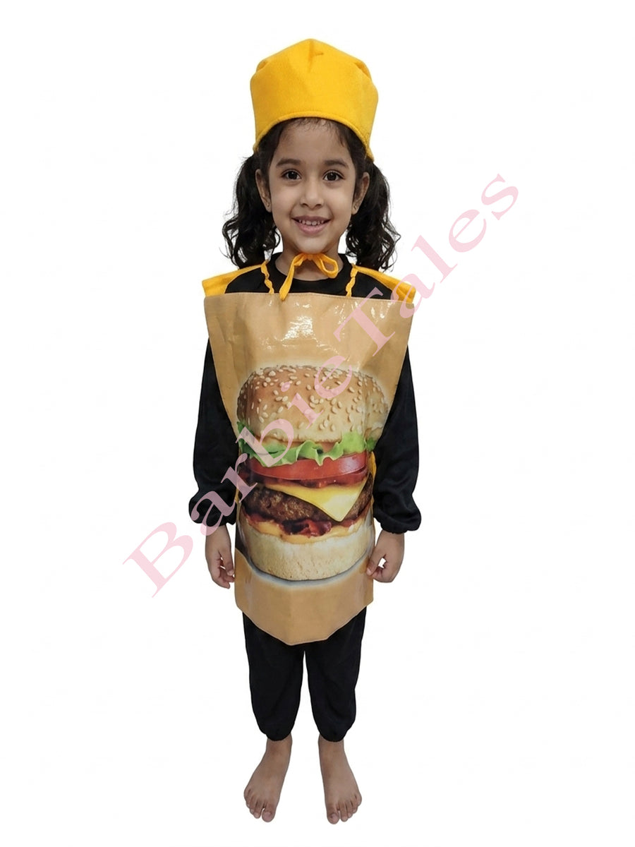 Burger Fast Food Kids Fancy Dress