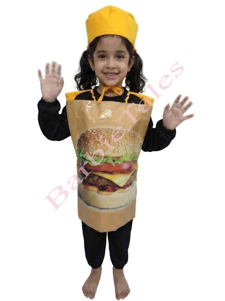 Burger Fast Food Kids Fancy Dress