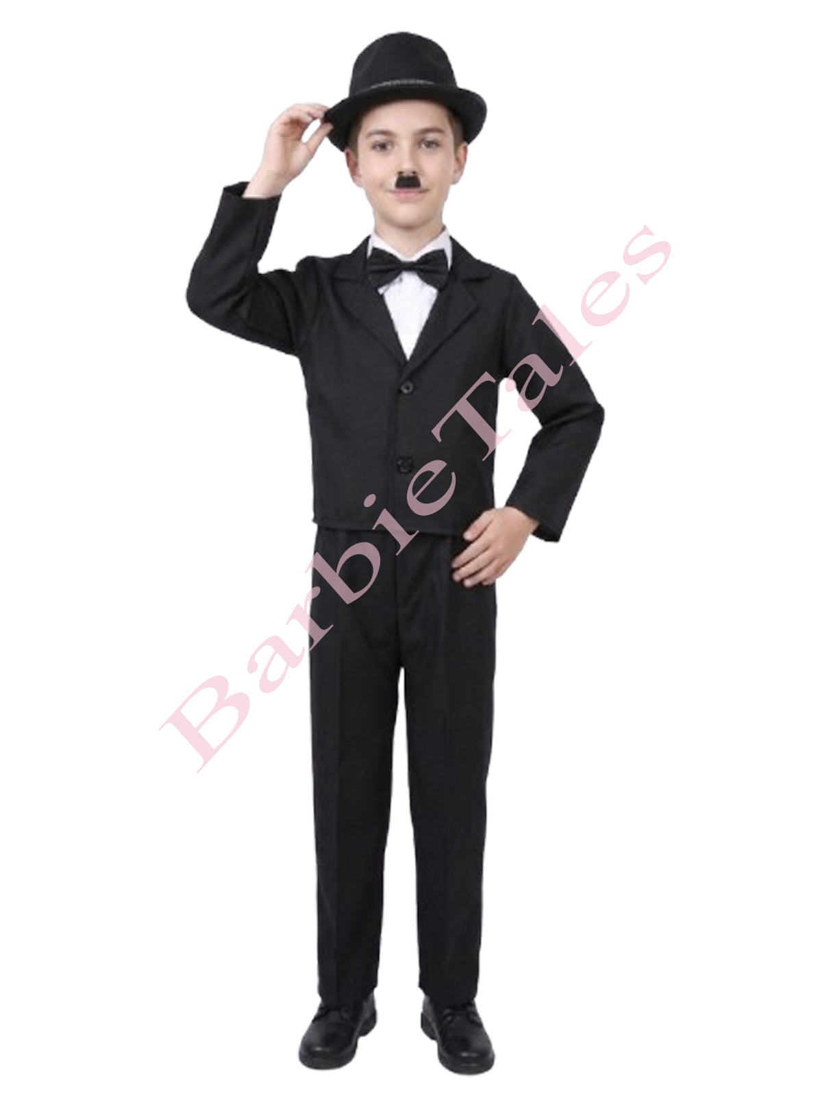 Charli Chaplin Kids Fancy Dress Costume