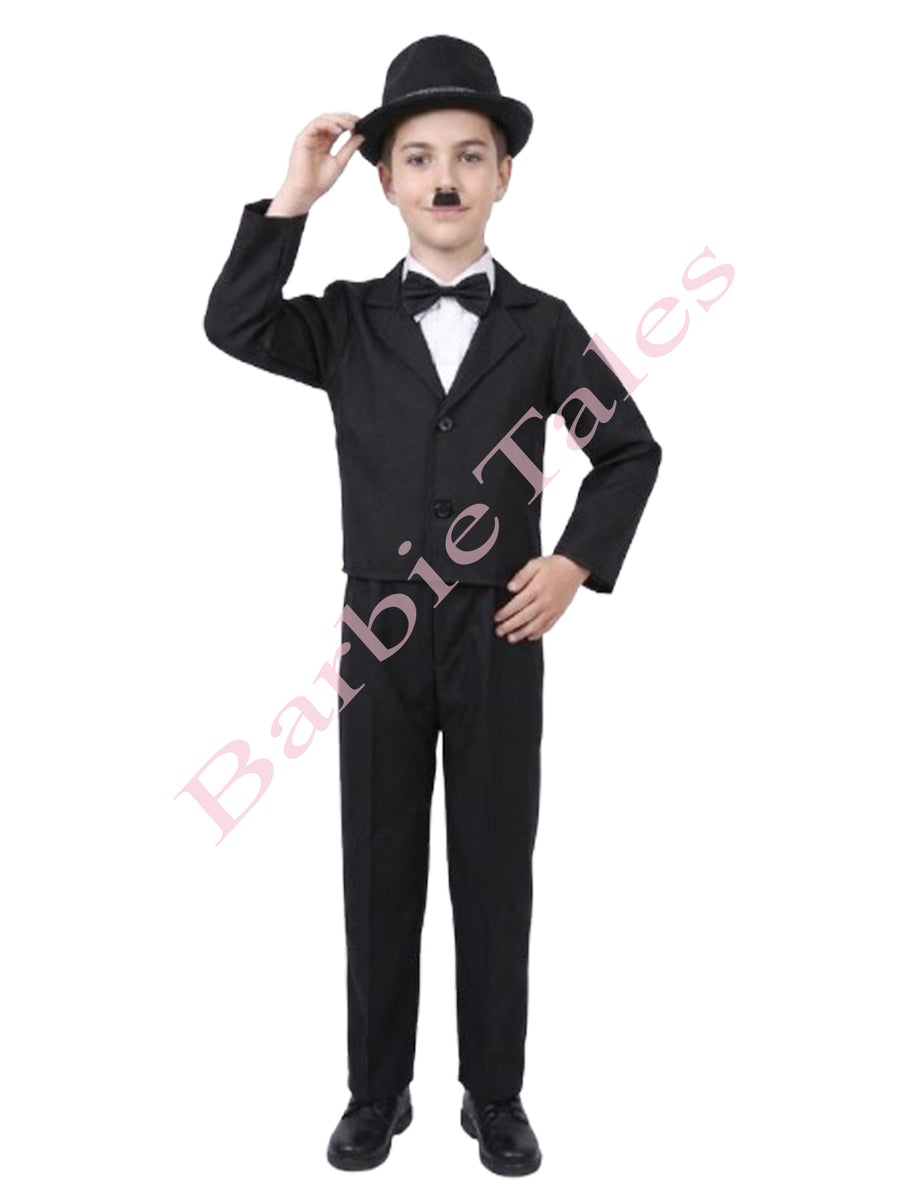 Charli Chaplin Kids Fancy Dress Costume
