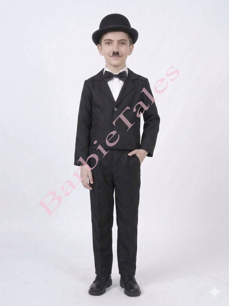 Charli Chaplin Kids Fancy Dress Costume