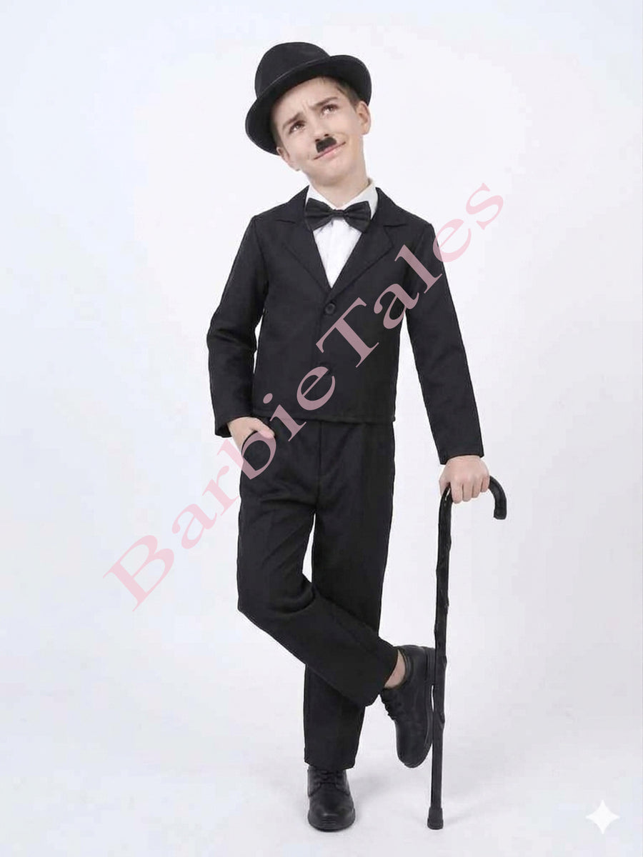 Charli Chaplin Kids Fancy Dress Costume