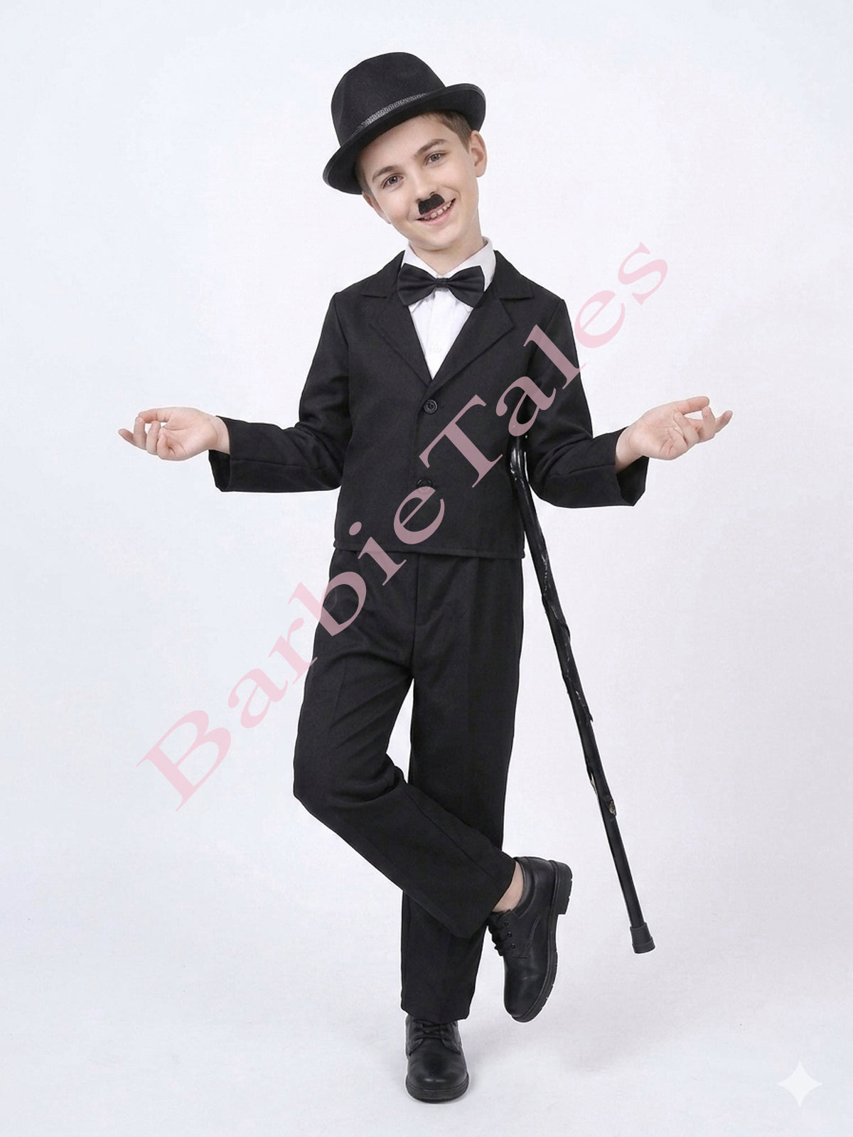 Charli Chaplin Kids Fancy Dress Costume