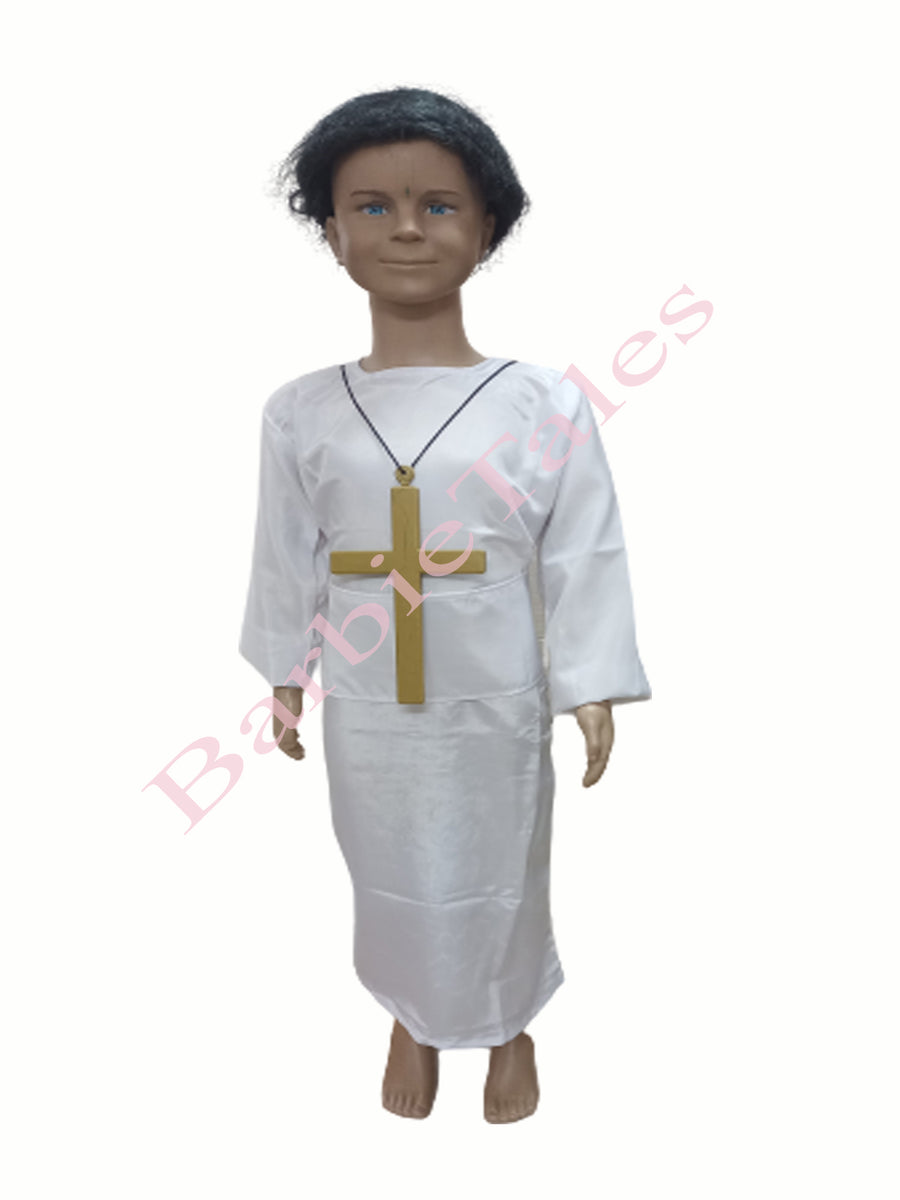 Christian Priest, Catholic Costume -WHITE