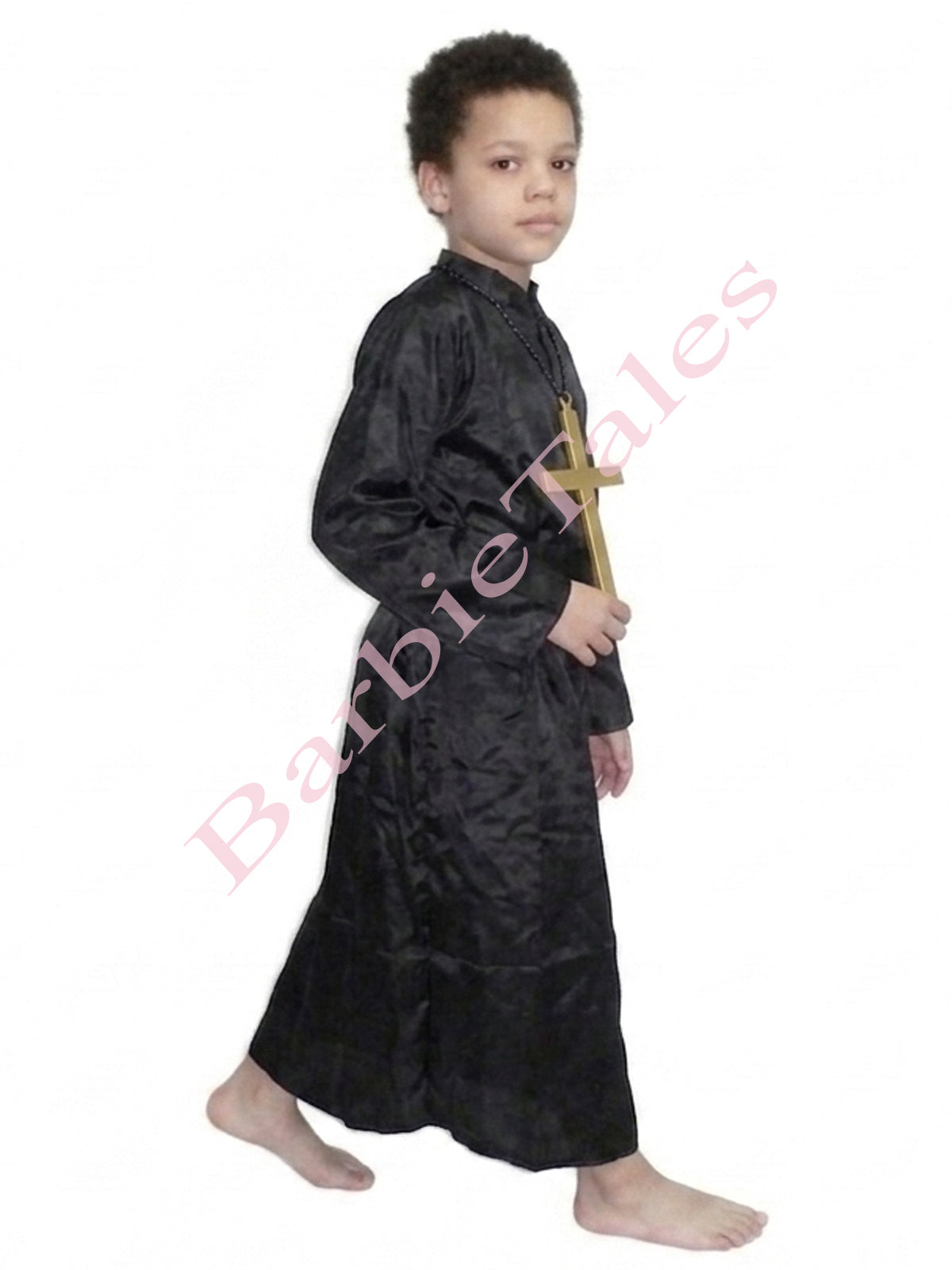 Christian Priest, Catholic Costume -BLACK