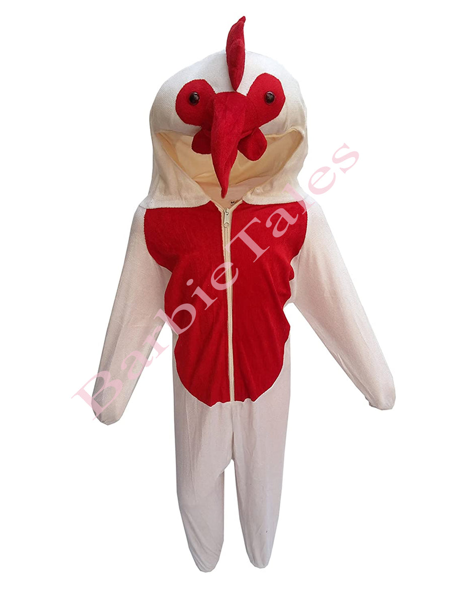 Cock Hen Chicken Bird Kids Fancy Dress Costume