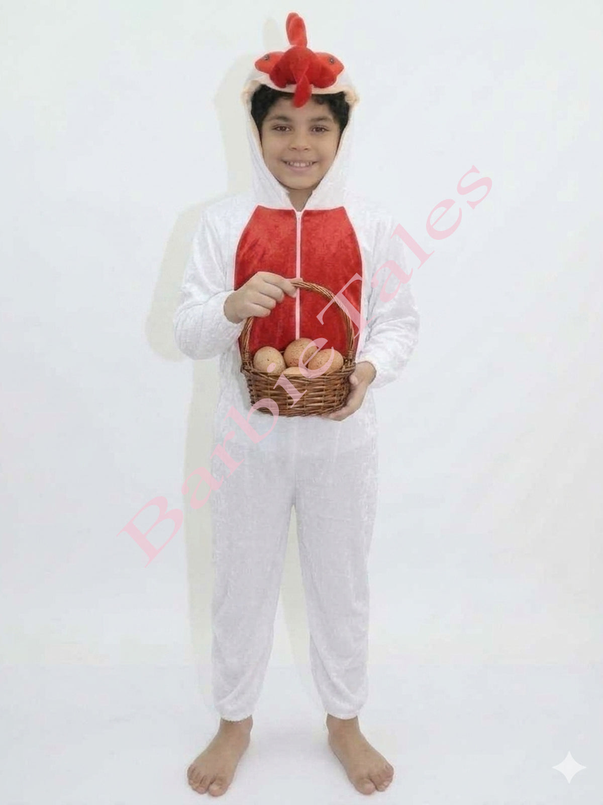 Cock Hen Chicken Bird Kids Fancy Dress Costume