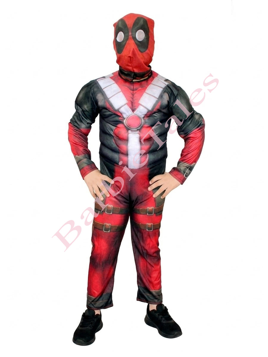 Deadpool Superhero Kids Fancy Dress Costume | Imported | Muscular