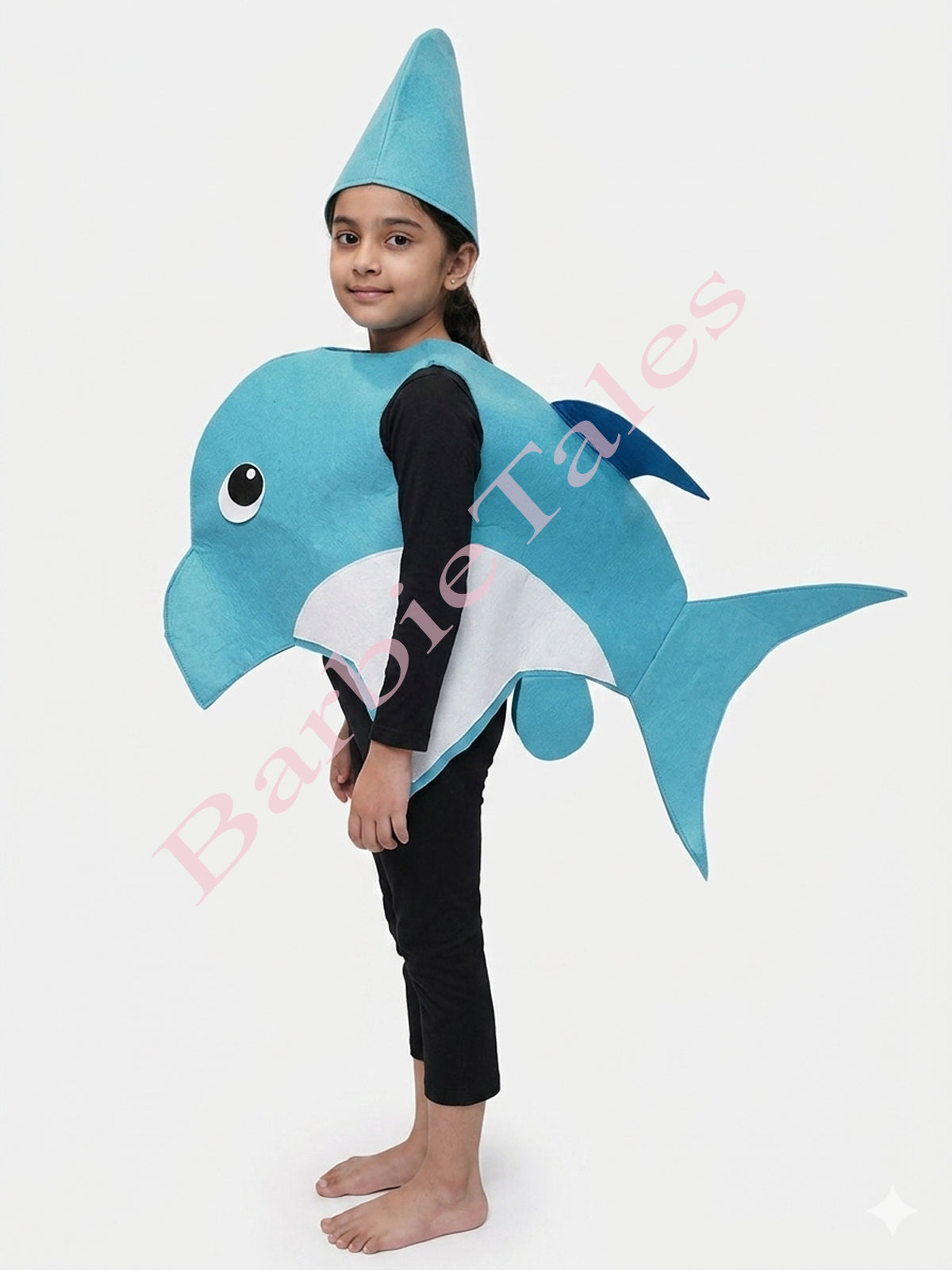 Dolphin Fish 3D Model Kids Fancy Dress Costume