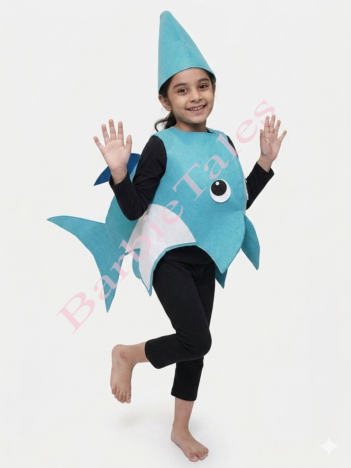 Dolphin Fish 3D Model Kids Fancy Dress Costume