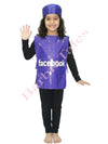 Facebook Social Media Internet Technology Kids Fancy Dress 