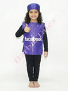 Facebook Social Media Internet Technology Kids Fancy Dress 