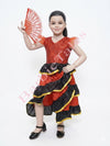 Flamingo Salsa Spanish Senorita  Girl Fancy Dress