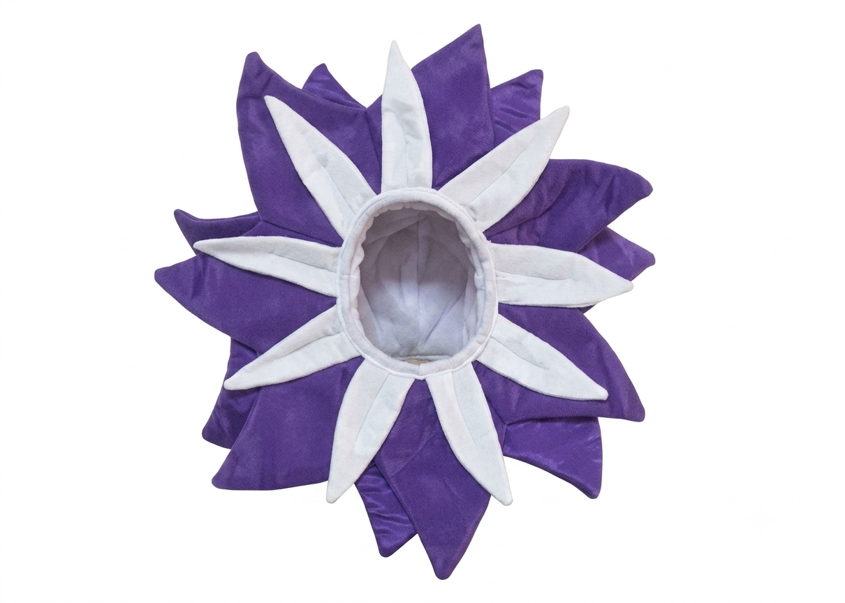 Violet Purple Flower Kids Fancy Dress Costume