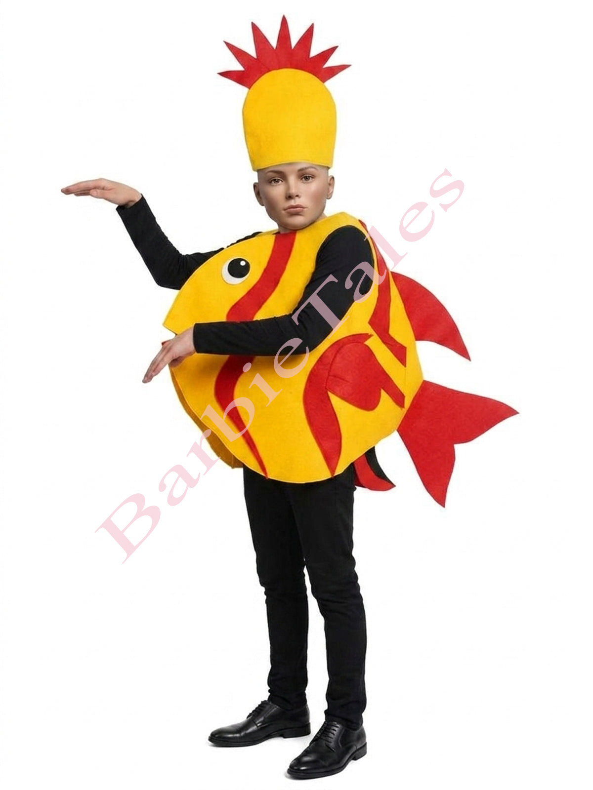 Golden fish 3D Model  Insect Kids Fancy Dress Costume