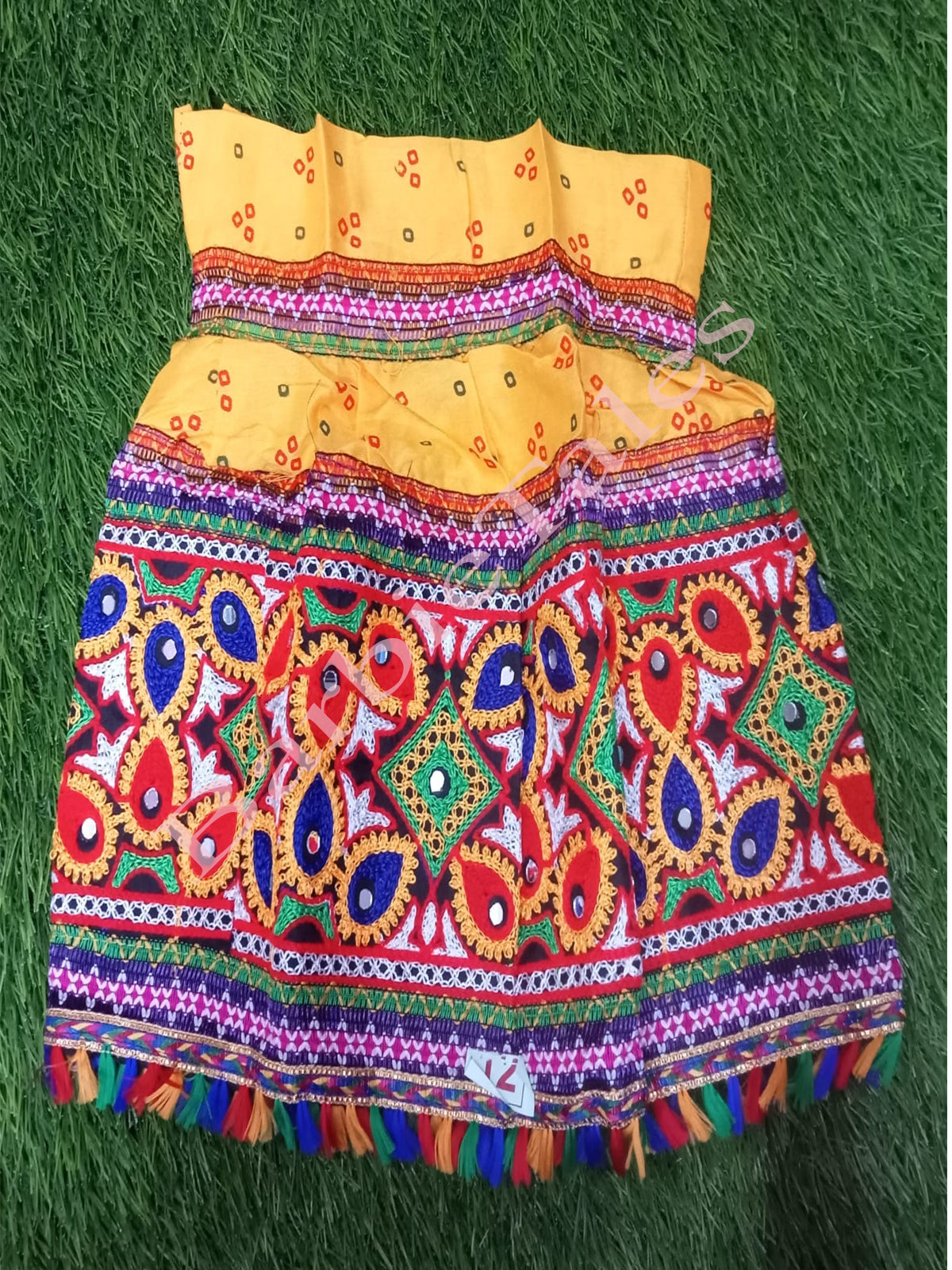 Gopika Radha Lehenga Yellow Costume For Girls