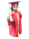 Graduation Gown Maroon with Gold Border