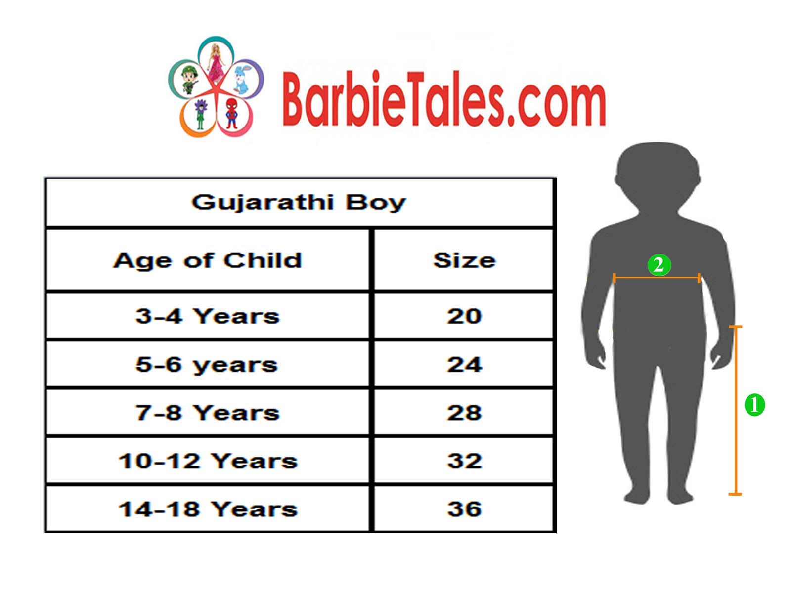 Gujarati Boy Indian State Fancy Dress Costume