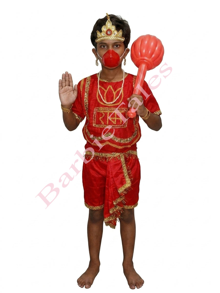 Lord Hanuman  Fancy Dress Costume