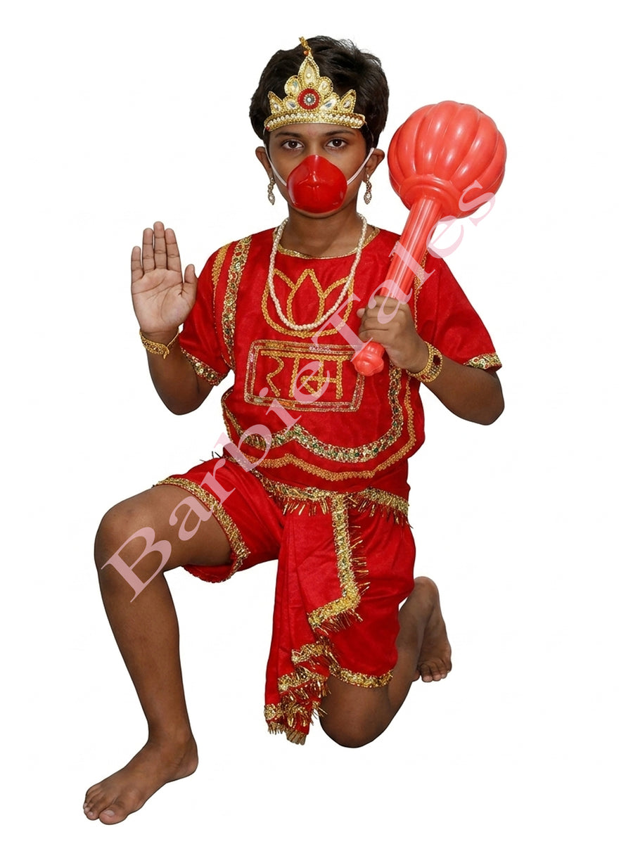 Lord Hanuman  Fancy Dress Costume