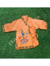 Krishna Orange Top Orange Dhoti Costume For Boys