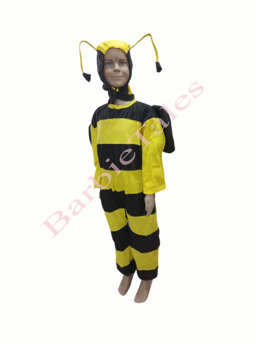 Honey Bee Black Insect Kids Fancy Dress Costume