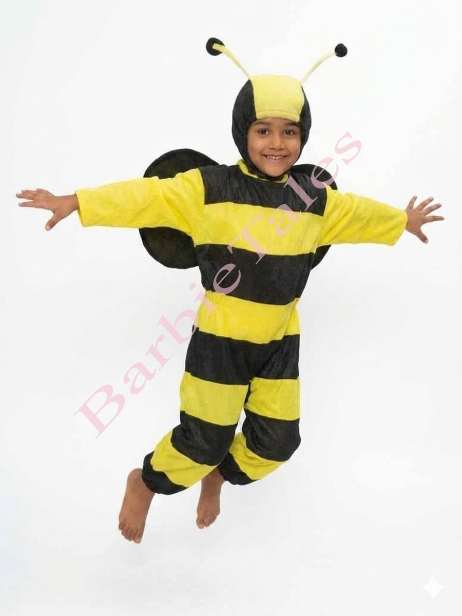Honey Bee Black Insect Kids Fancy Dress Costume