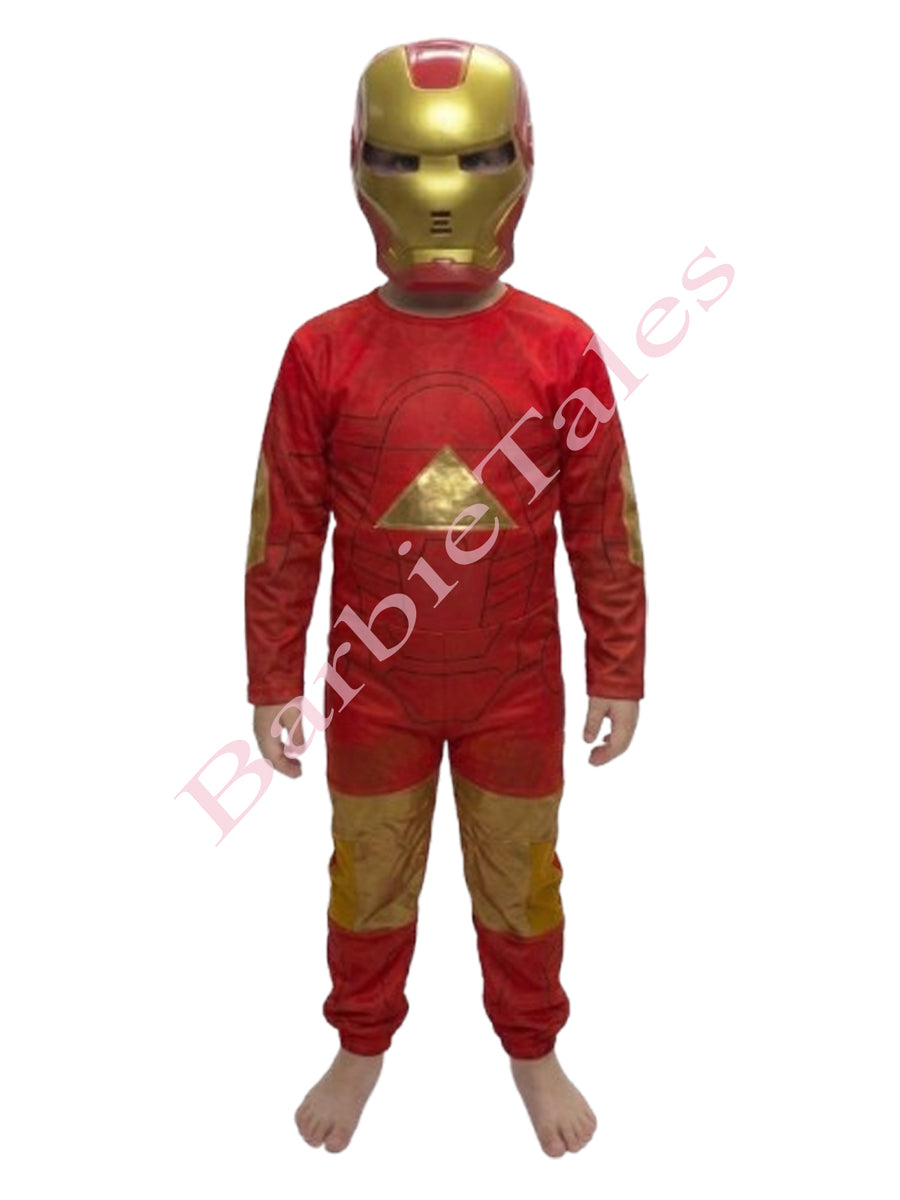 Iron Man Avengers Kids Fancy Dress Costume - Standard
