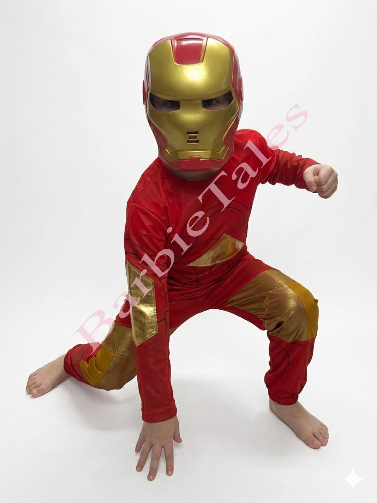 Iron Man Avengers Kids Fancy Dress Costume - Standard