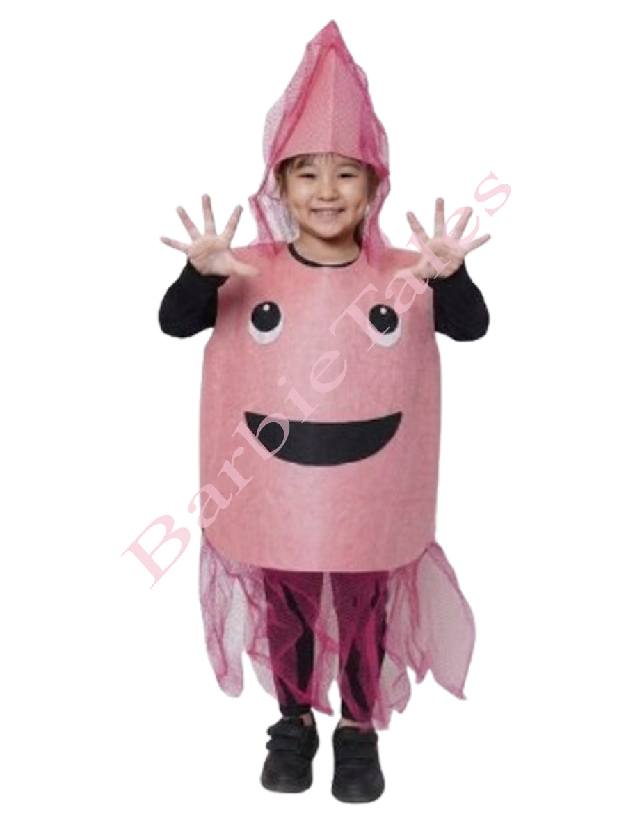 Jelly Fish 3D Model Kids Fancy Dress Costume