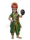Rani Laxmi Bai Jhansi Ki Rani  Green Kids Fancy Dress Costume